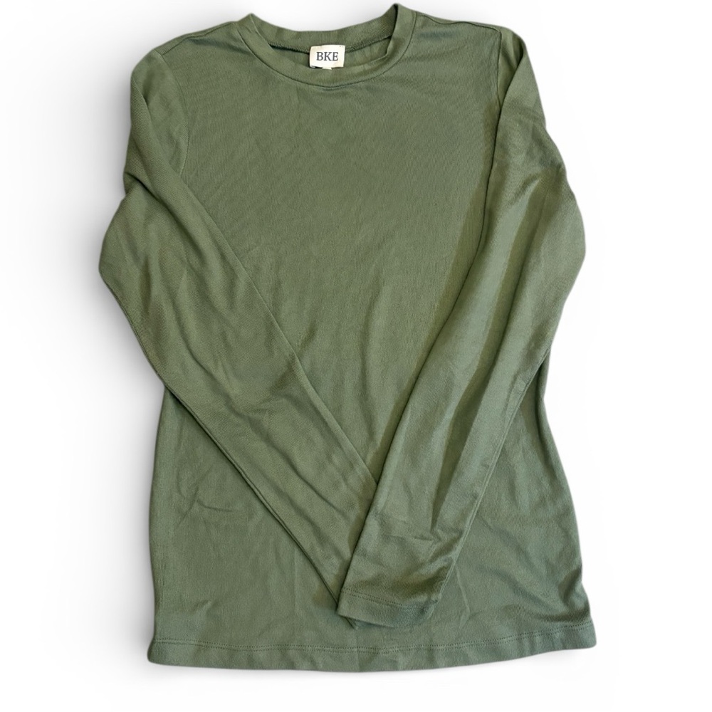 Bke Green Pullover Sweater - Large - image 1
